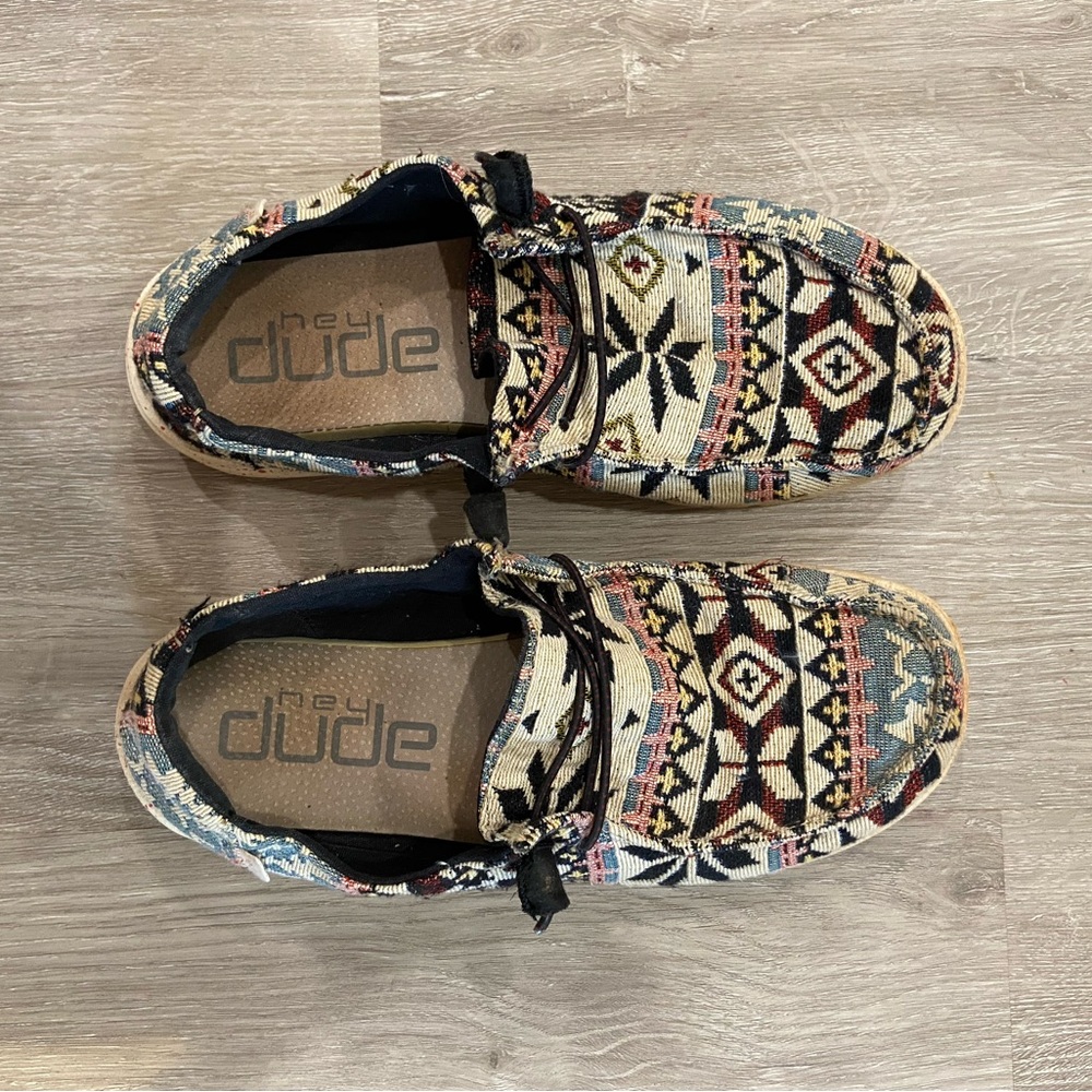 Hey Dude Kids Patterned Shoes - Multicolor